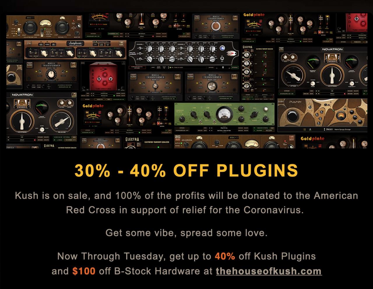 (종료) Kush Audio 플러그인 3040 할인 할인/무료 정보 미디톡